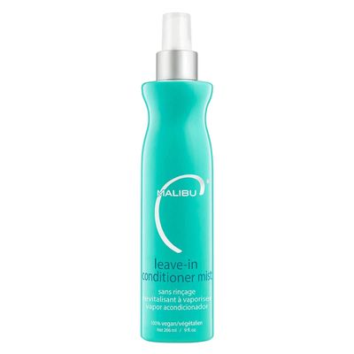 Malibu C Leave In Conditioner Mist - Moisturizing Heat Protectant &amp; Hair Detangler Spray - Leave In Conditioner Spray that Helps to Prevent Color Fading with UV Protection (9oz)