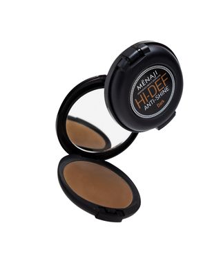 MNAJI Anti-Shine Powder (HDPV) - Anti-Shine Face Make-Up for Men - Natural Looking Makeup - Mens Cosmetics - Dark