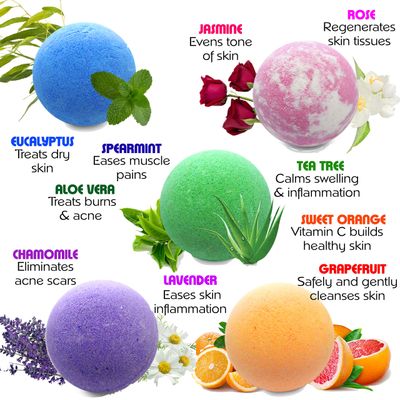 Relaxing Bath Bombs for Men &amp; Women! 50 Wholesale Bath Bombs Individually Wrapped. Bulk Aromatherapy Essential Oil Bath Bombs for Adults Teens Kids! Bath Fizzies #1 Best Pampering Gifts for Women!