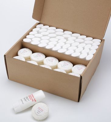 Travelwell Individually Wrapped Hotel Toiletries in Bulk - 30ml Shampoo and Conditioner Supplies (50 Bottles) + 28g Travel Soap Bars (50 Bars)