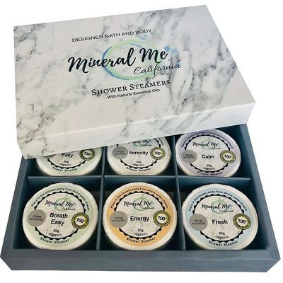 Organic Shower Steamers Aromatherpy - Natural Shower Bombs Vapor Tablets for Aromatherapy, Shower Tablets for Home Spa, Shower Melts, Relaxing Self Care Valentines Day Gifts for Men, Women, Him or Her