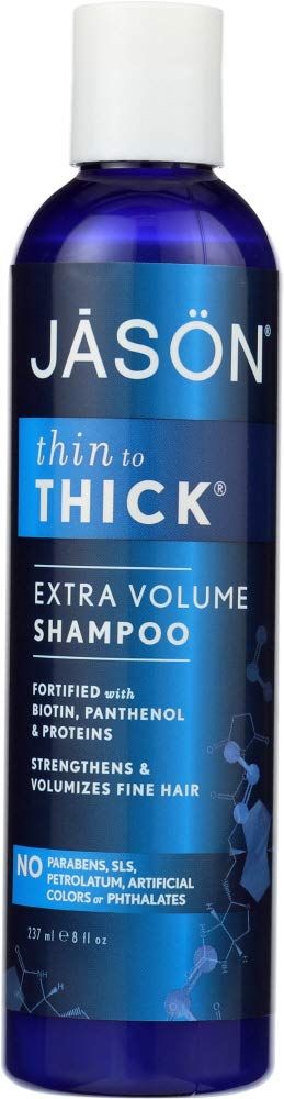 Thin to Thick Extra Volume Shampoo Jason Natural Cosmetics 8 oz Liquid