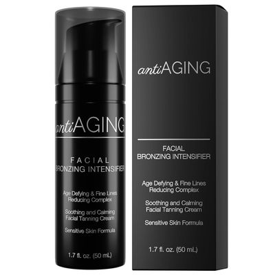 Onyx Anti-Aging Face Tanning Lotion for Tanning Beds - Hydrating Indoor Tanning Bed Lotion with TanTouch, Intense Tanning Moisturizer, Accelerates Tanning, Anti-Aging Skin Protection, 1.7 fl oz