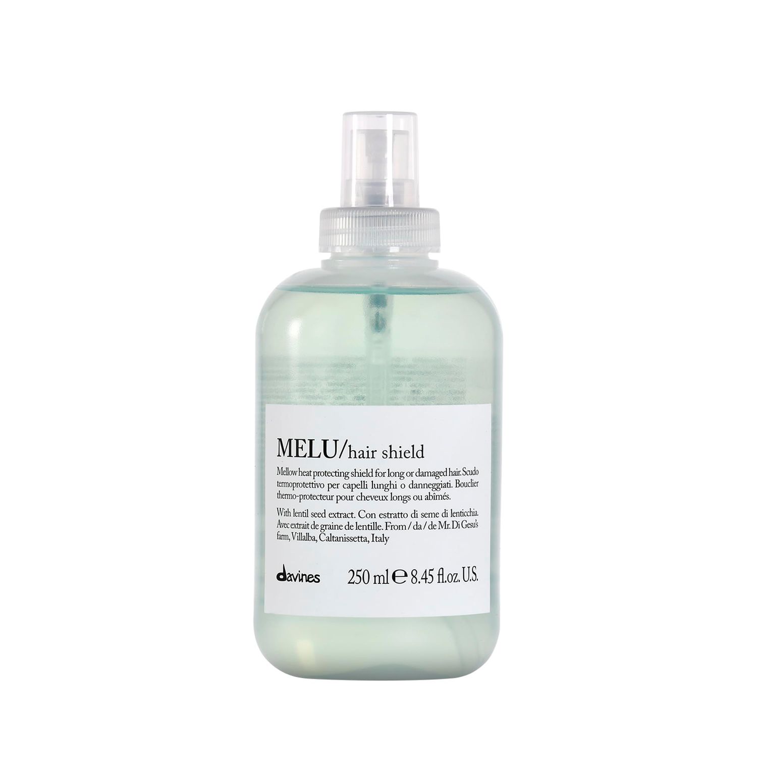 Davines MELU Hair Shield, Heat Protection, Soft And Shiny Results For All Hair Types, 8.42 Fl. Oz.