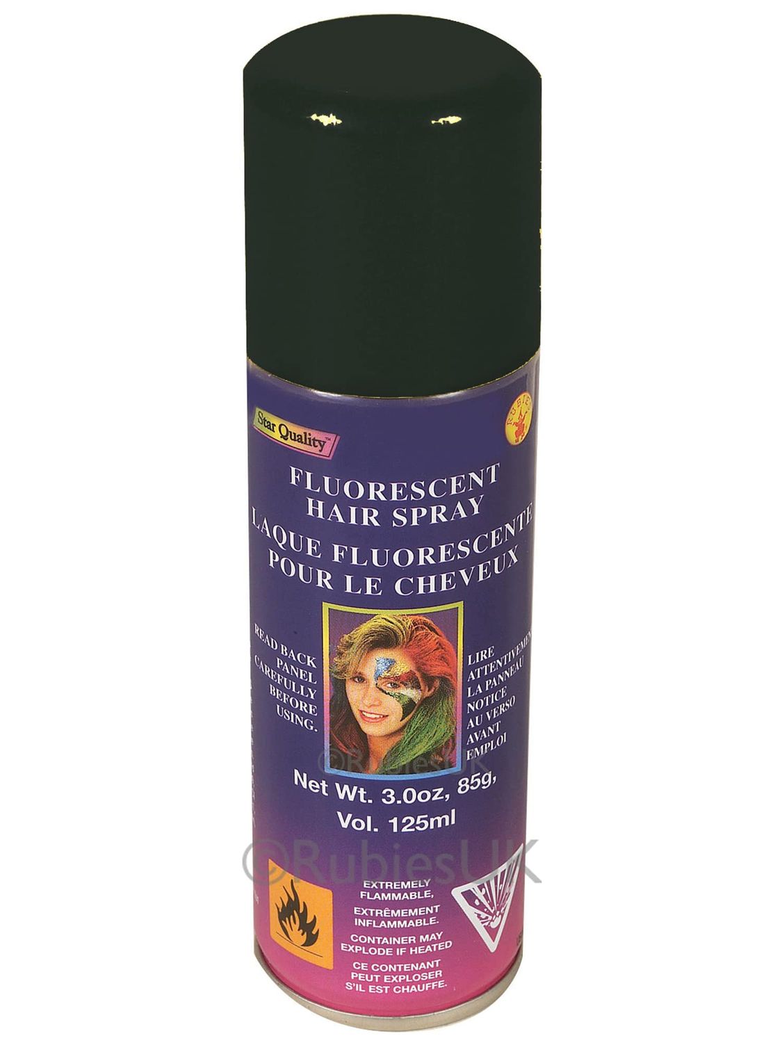 Rubies Color Hairspray, Black