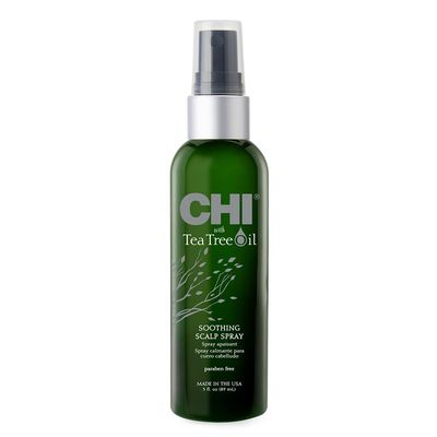 CHI Tea Tree Oil Soothing Scalp Spray, Moisturizing Spray For Relieving Irritation &amp; Itching, Sulfate, Paraben, &amp; Cruelty-Free, 3 Oz