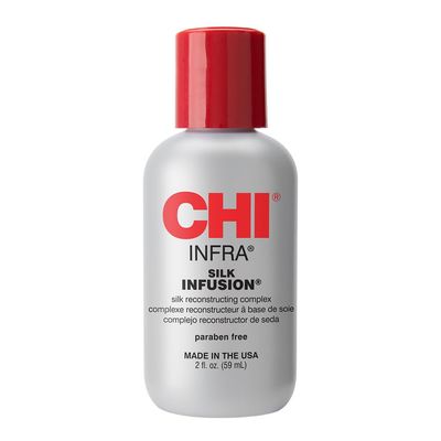 CHI Infra Silk Infusion, Leave-In Reconstructing Treatment To Strengthen &amp; Protect All Hair Types, Alcohol-Free, 2 Oz