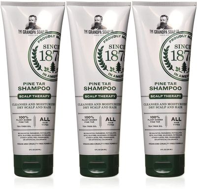 Grandpa&#39;s Pine Tar Shampoo, 8 Ounce - 3 pack