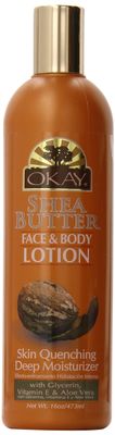 OKAY SHEA BUTTER HAND and BODY LOTION 16oz/473ml