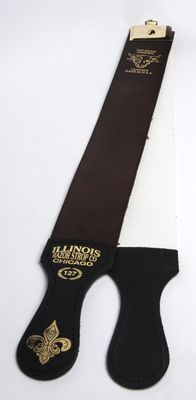 Fromm Razor Strop Blade Sharpener, Top Grain Cowhide, 2.5 x 23 Inch, Brown, IRS127