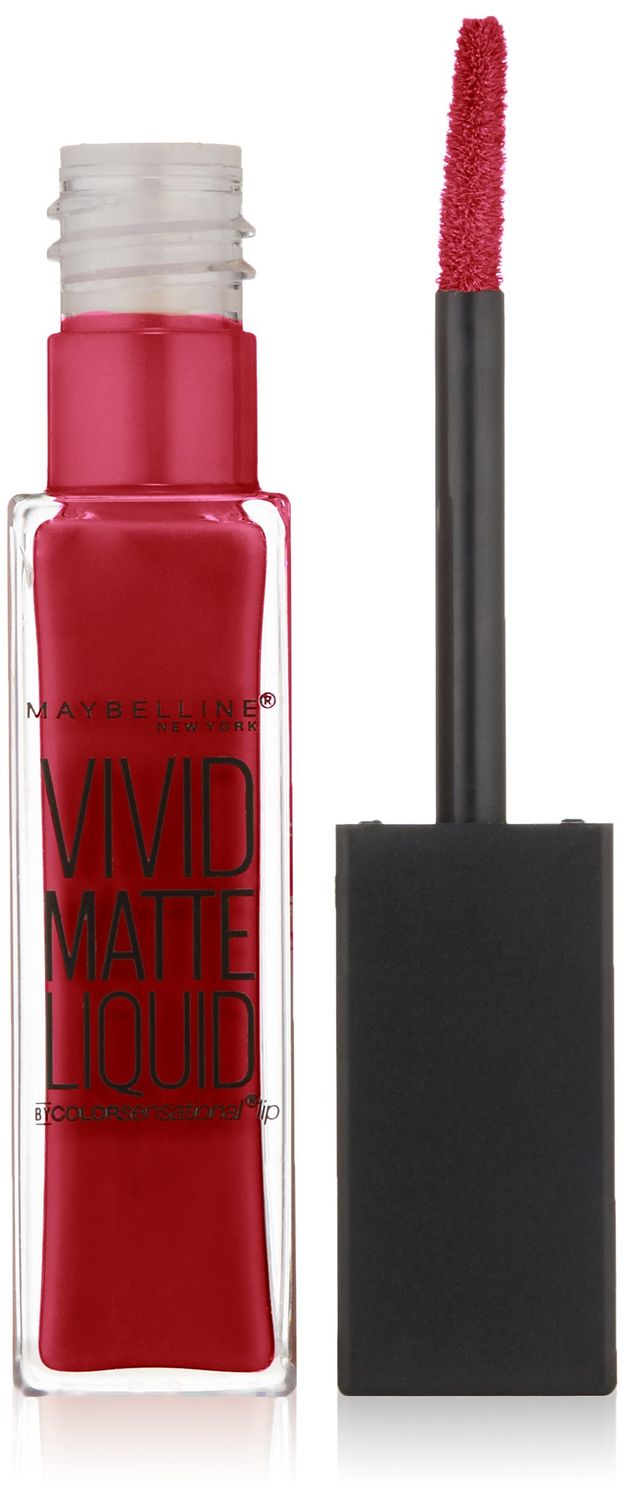 Maybelline New York Color Sensational Vivid Matte Liquid Lipstick, Berry Boost, 0.26 fl. oz.
