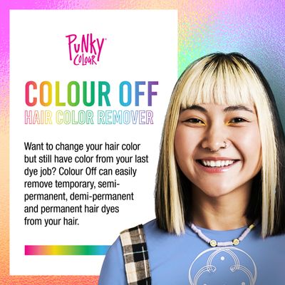 Punky Colour Off Hair Dye Remover Kit, Safely Removes Temporary, Semi-Permanent, Demi-Permanent, and Permanent Hair Colors, Easy and Gentle Hair Color Removal Solution