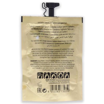 Heli's Gold Heliplex One Step Bond Complex - Rebuild And Restore Damaged Strands - Improves Hair Appearance And Feel - Maintains Natural Balance Of Scalp Moisture - Reduces Drying Time - 1.7 Oz