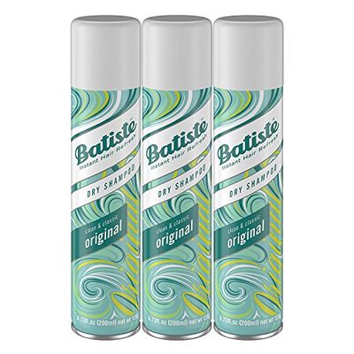 Batiste Dry Shampoo, Original Fragrance, 6.73 Fl Oz,Pack of 3