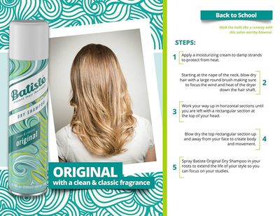 Batiste Dry Shampoo, Original Fragrance, 6.73 Fl Oz,Pack of 3