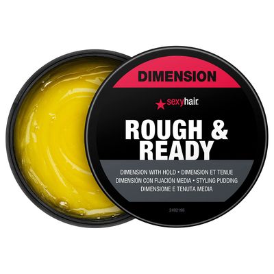 SexyHair Style Rough &amp; Ready Dimension with Hold Styling Putty, 2.5 Oz | Pliable Hold | Allows Easy Molding, Defining and Shaping
