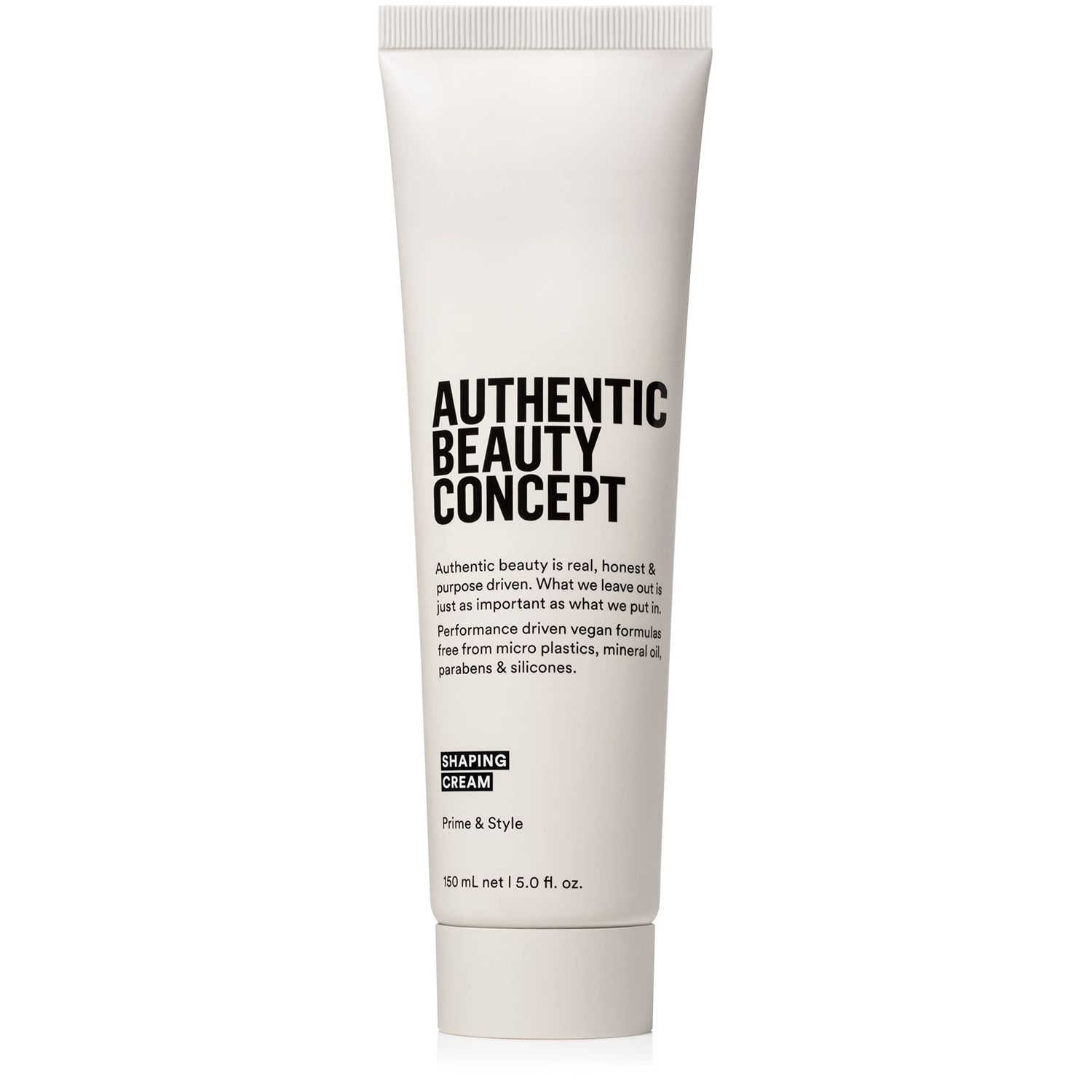 Authentic Beauty Concept Shaping Cream | Medium Hold Styling Cream | Defines Natural Textures | All Hair Types | Silicone-free &amp; Cruelty-free | 5 fl. oz.