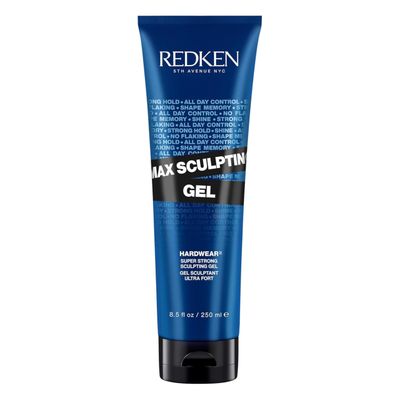 Redken Max Sculpting Gel | For All Hair Types | Provides Body &amp; High Shine Finish | Long-Lasting Shape Styling | Flake-Free Control &amp; Added Thickness | Maximum Hold | 8.8 Oz