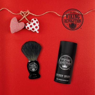 Viking Revolution Badger Hair Shaving Brush- Shave Brush for Wet Shave Using Shaving Cream & Soap- Best Shave of Your Life for Safety Razor, Double Edge Razor, Straight Razor or Shaving Razor