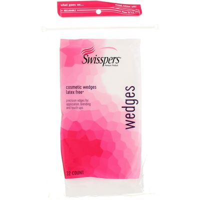 Swisspers Cosmetic Application Wedges 32 ea (Pack of 4)