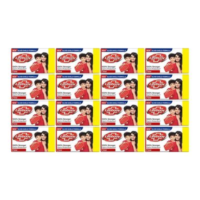 Lifebuoy Total Red Soap, 16-Count - 44 grams each