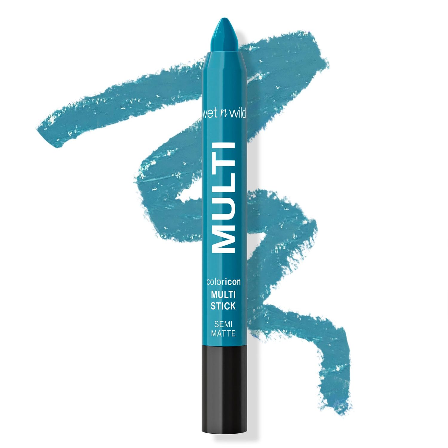 wet n wild Color Icon Cream Eyeliner Eyeshadow Multi-Stick, Moisturizing, Nourishing Velvety Cream-to-Powder Buildable &amp; Blendable Formula, Cruelty-Free &amp; Vegan - Not So Calm Waters