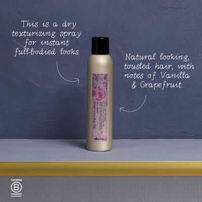Davines This Is A Dry Texturizer | Texturizing Spray for Full Bodied Hair with Volume, Strong Hold, and Tousled Look | 7.4 oz