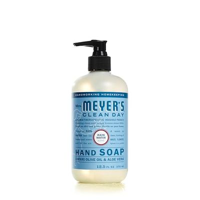 MRS. MEYER&#39;S CLEAN DAY Hand Soap, Made with Essential Oils, Biodegradable Formula, Rain Water, 12.5 fl. oz