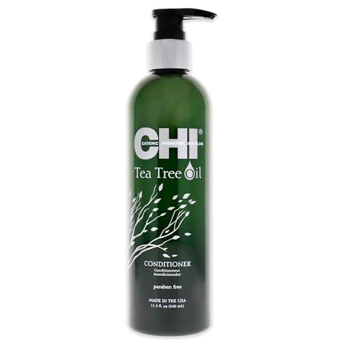 CHI Tea Tree Oil Conditioner, Refreshing, Lightweight Conditioner For Nourishing &amp; Rejuvenating Hair, Sulfate, Paraben, &amp; Cruelty-Free, 11.5 Oz