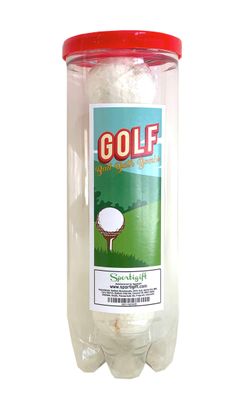 Golf Ball Bath Bombs - 6 pack - Luxury Scented Bath Bomb Fizzies - Great Gift for Golfers, Teammates, Opponents, Birthdays, Men, Boys, Women, Girls, Mothers Day, Wife, Girlfriend