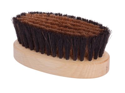 Redecker Fine Bronze Wire/Horsehair Massage Brush Body Ionic with Oiled Beechwood Handle, 3-1/2-Inches