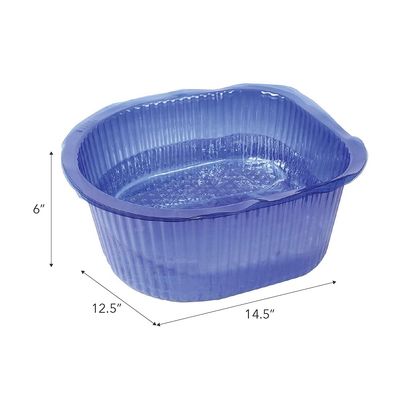 ForPro Professional Collection Universal Pedi Bath Liners - 50% THICKER - Fit Footsie Bath, Disposable Pedicure Foot Tub Liners for Foot Spa Basins &amp; Foot Bath Soaks, Blue, 100-Count