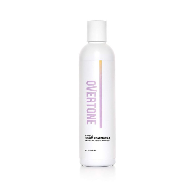 oVertone Haircare Purple Toning Conditioner with Shea Butter &amp; Coconut Oil, Neutralizes Brassiness in Blonde &amp; Platinum Hair, Cruelty-Free, 8 oz