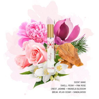DefineMe Natural Perfume Mist, Audry, 0.3 FL OZ, Travel Size, Purse Spray