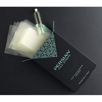 Persian Legs & Body Wax Strips (40 strips), Hair Removal Waxing Strips for Legs, Body, Bikini, Arms, Underarms with After care Oil, Pack of 1 (CSB)