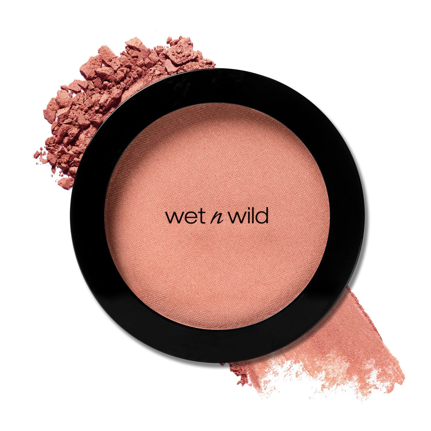 wet n wild Color Icon Blush, Effortless Matte Natural Sheer Glow &amp; Seamless Blend, Luxuriously Infused Smooth Jojoba Oil, Cruelty-Free &amp; Vegan - Pearlescent Pink