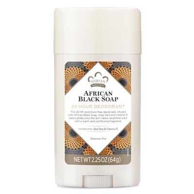 Nubian Heritage 24 Hour Natural Deodorant African Black Soap, 2.25 Oz