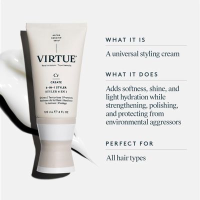 Virtue 6-in-1 Hair Styler, Styling Cream