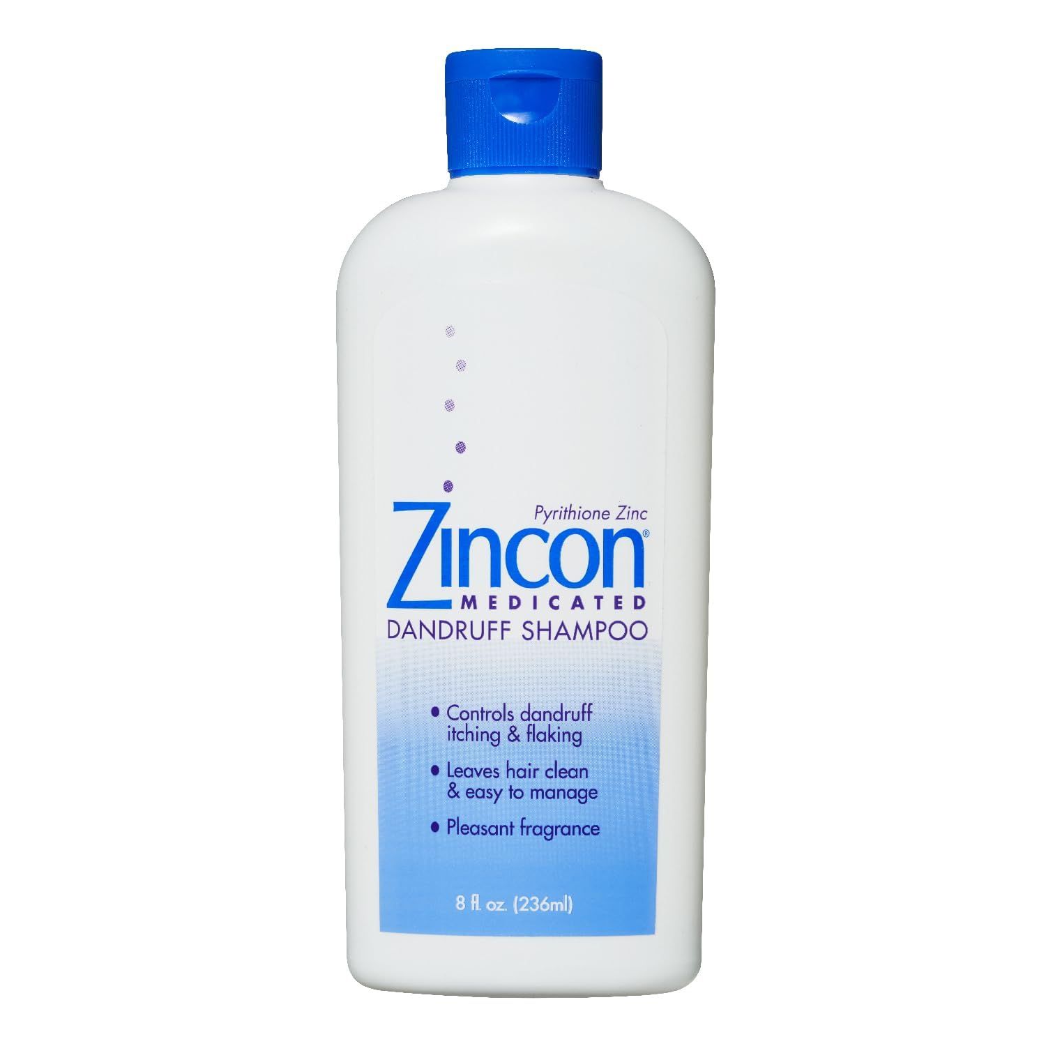 Zincon Medicated Dandruff Shampoo, 8 Fluid Ounce