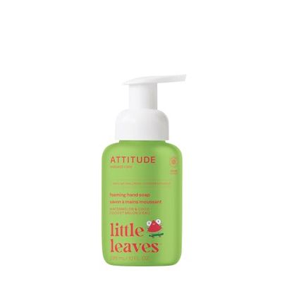 ATTITUDE Foaming Hand Soap for Kids, EWG Verified, Dermatologically Tested, Plant- and Mineral-Based Ingredients, Vegan, Watermelon &amp; Coco, 10 Fl Oz