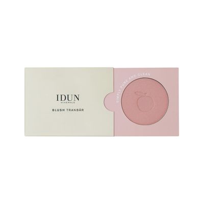 IDUN Minerals Mineral Blush - Pressed Powder - Glides On Smoothly - Offering Intense Color Payoff And Naturally Healthy Skin - Tranbar - 0.18 Oz, Light Pink, (I0100277)