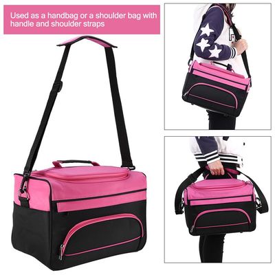 Hairdressing Bag, Barber Tool Case Hair Tool Organizer Cosmetology Supplies Barber Bag Cosmetology Bag Hair Stylist Bag Salon Barber Tool Bag Portable Scissors Comb Holder Bag