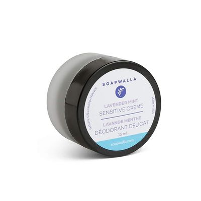 Soapwalla - Organic / Vegan Sensitive Skin Deodorant Cream (Lavender Mint, Baking Soda-Free) - 0.5 oz Travel Size