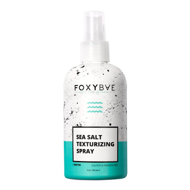 FoxyBae Sea Salt Spray for Hair - Texture Spray for Hair Texturizing &amp; Volumizing Hair Spray with Biotin for Hair Growth &amp; Thickening - Sea Salt Spray for Men &amp; Women - Wavy Hair Products - 8 Fl Oz