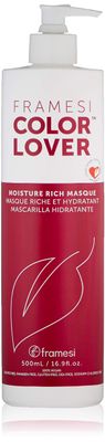 Framesi Color Lover Moisture Rich Masque, 16.9 fl.oz, Sulfate Free Hair Mask for Color Treated Hair