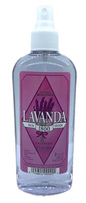 Crusellas Legitima Kolonia 1800 Lavender (Lavanda) Pump Spray Cologne 8 Fl. Oz.