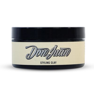 Don Juan Handcrafted Styling Clay Pomade 4oz - Medium Hold - Matte Natural Finish - Water Based - Summer Breeze Scent