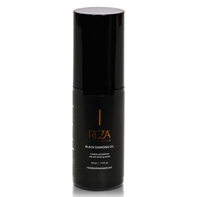 Reza Black Diamond Oil: Luxury Hair Oil, Protects &amp; Nourishes, Adds Shine, Sulfate Free, Paraben Free, Safe, Tames Frizz, Repairs Damage, for Women &amp; Men &amp; All Hair Types, 1.7 Fl. Oz.