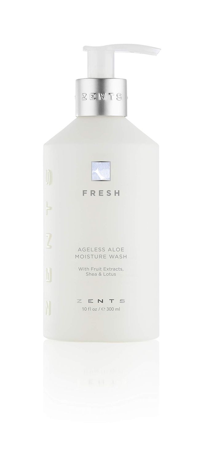 Zents Hand &amp; Body Wash (Fresh Fragrance) | Hydrating Anti-Aging Cleanser with Organic Shea Butter &amp; Aloe for Dry Skin | Gentle &amp; Nourishing | 10 fl oz