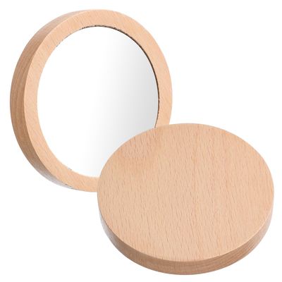 2pcs Compact Mirror Small Round Glass Mirror Circles Pocket Mirror Portable Hand Mirror for Women Purse 6.5cm 7.5cm